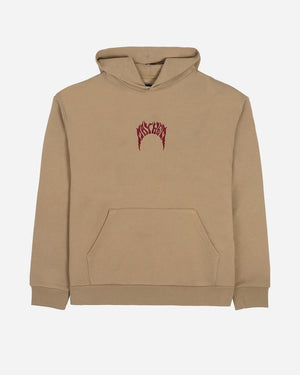 Lost Mayhem Bolts Heavy Hooded Sweatshirt-Khaki