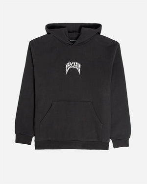 Lost Mayhem Bolts Heavy Hooded Sweatshirt-Vintage Black