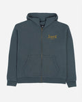 Lost Enigma Zip Hooded Sweatshirt-Slate Blue