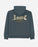 Lost Enigma Zipe Heavy Hooded Sweatshirt-Slate Blue