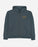 Lost Enigma Zipe Heavy Hooded Sweatshirt-Slate Blue