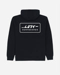 Lost Super Mega Zip Hooded Sweatshirt-Black