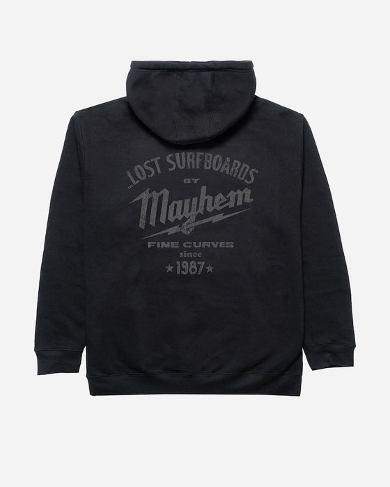 Lost Builders By Mayhem Hooded Sweatshirt-Black