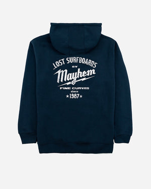 Lost Builders By Mayhem Hooded Sweatshirt-Navy