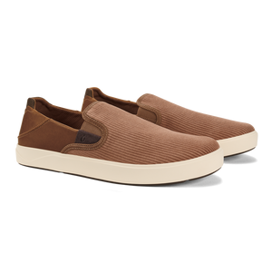 Olukai Lae'ahi Kapa Shoe-Tan/Dk Wood