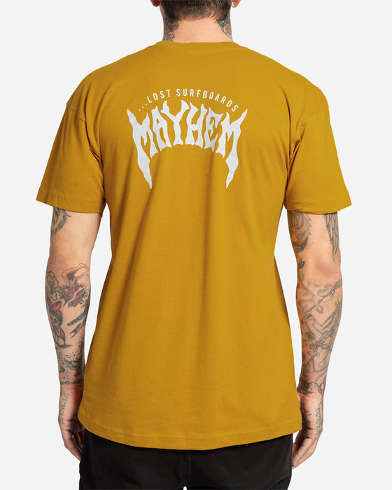 Lost Mayhem Designs Tee-Old Gold
