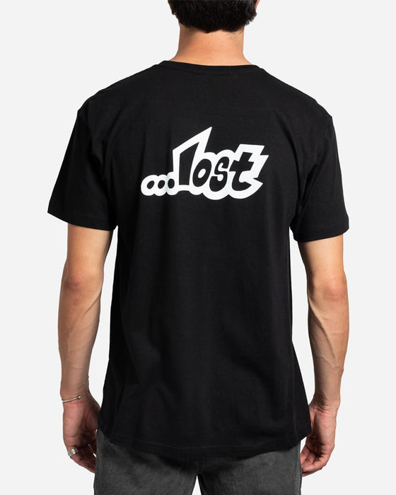 Lost Corp Tee-Black