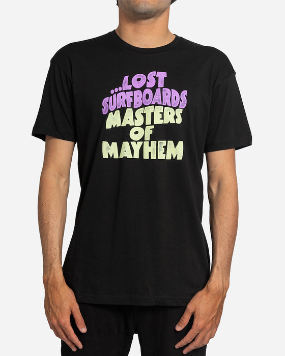 Lost Masters of Mayhem Tee-Black