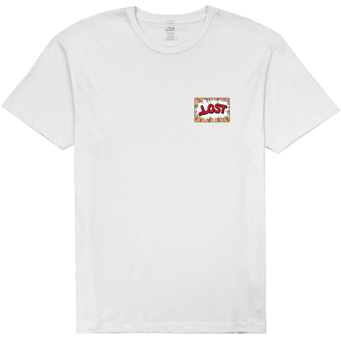 Lost No Waves Tee-White