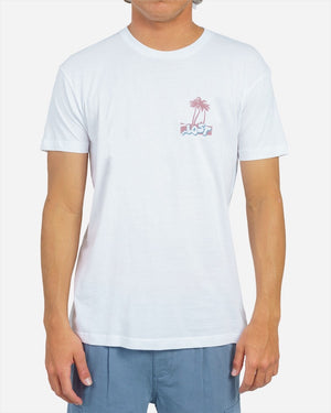 Lost Stranded Tee-White— Alternate View