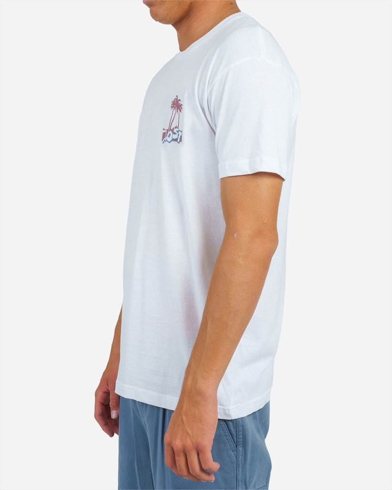Lost Stranded Tee-White — REAL Watersports