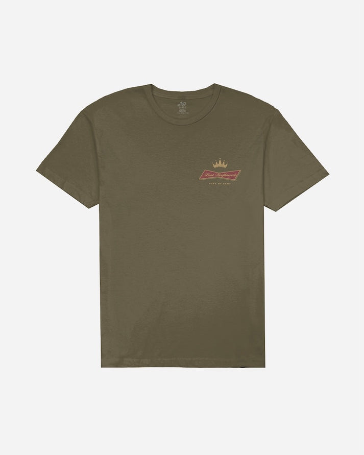 Lost King of Surf Tee-Military