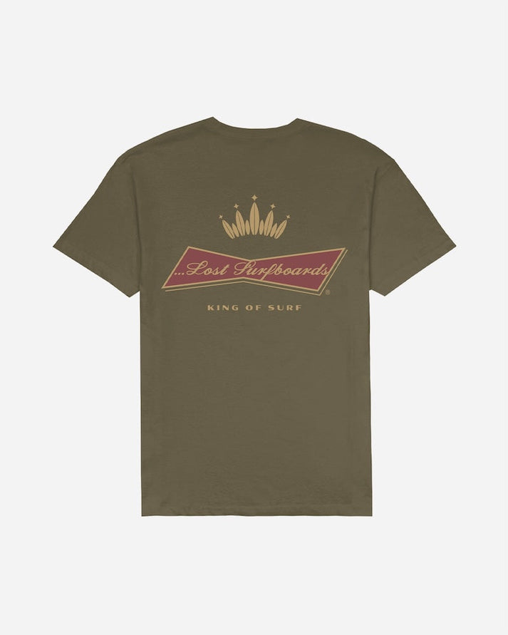 Lost King of Surf Tee-Military