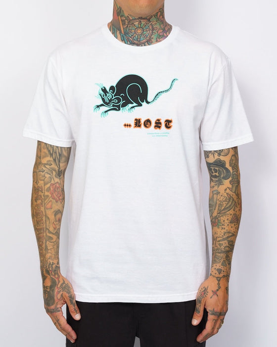 Lost Ratty Tee-White
