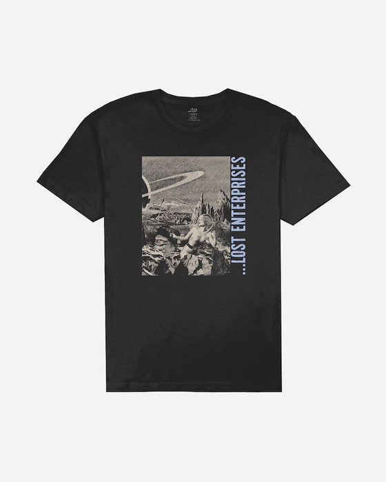 Lost Spacer Tee-Black