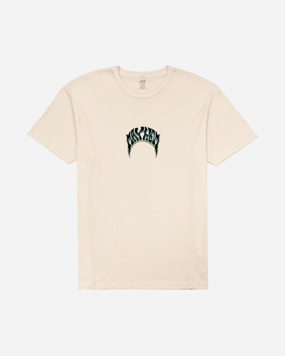 Lost Pisces Logo Tee-Natural