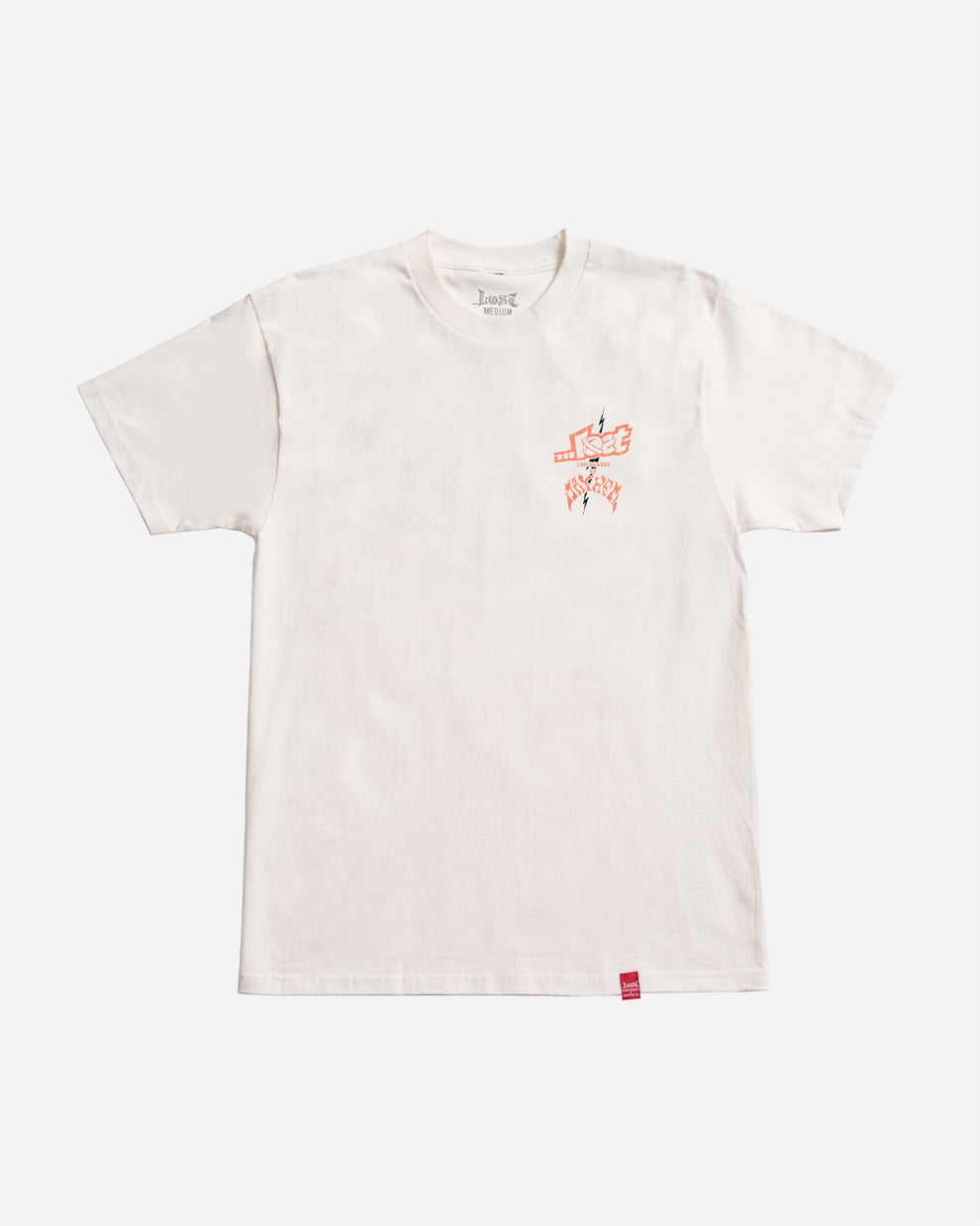 Lost Mayhem Bolts Tee-Vintage White