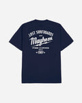 Lost Builders By Mayhem Tee-Navy