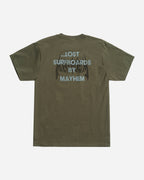Lost Mayhem Big Block Tee-Surplus Green