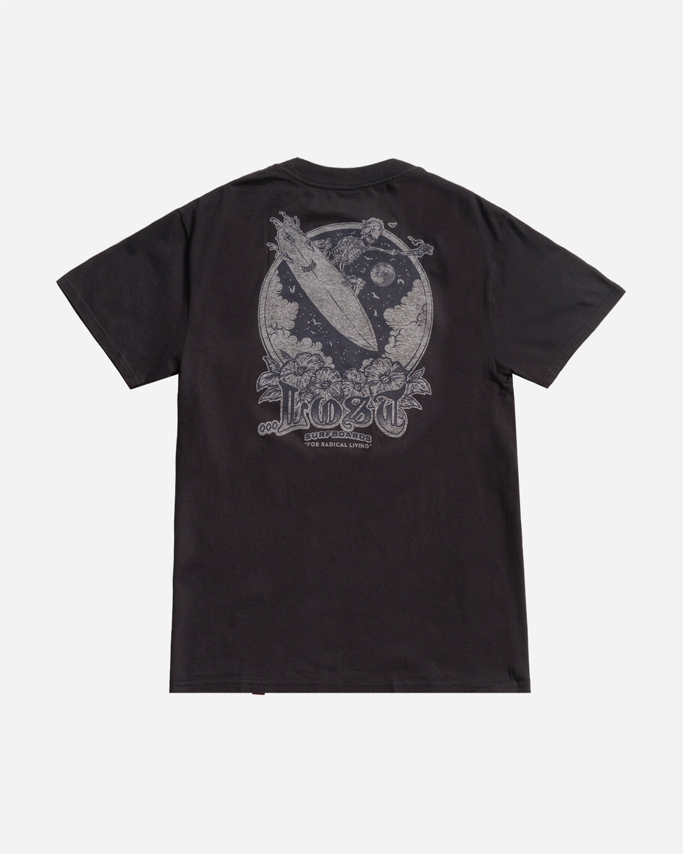 Lost Mental Tee-Black Garment Dye