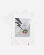 Lost Snap Tee-White Enzyme