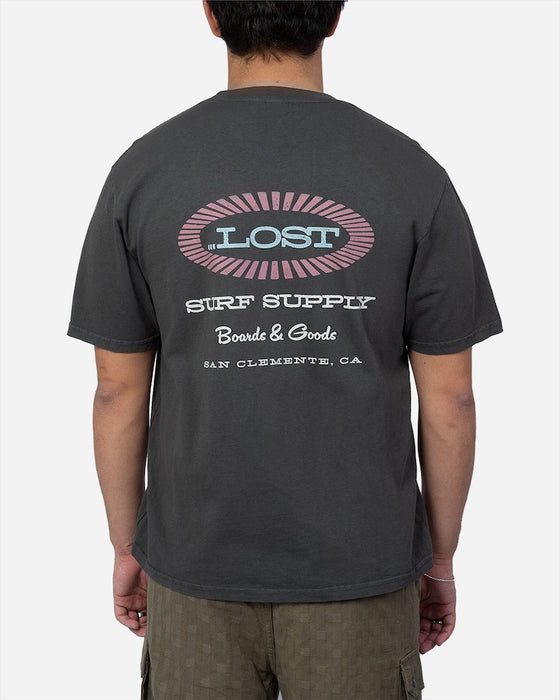 Lost Surf Supply Boxy Tee-Vintage Black