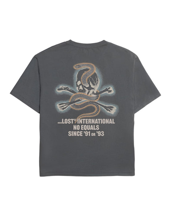 Lost Outsider Boxy Tee-Vintage Black