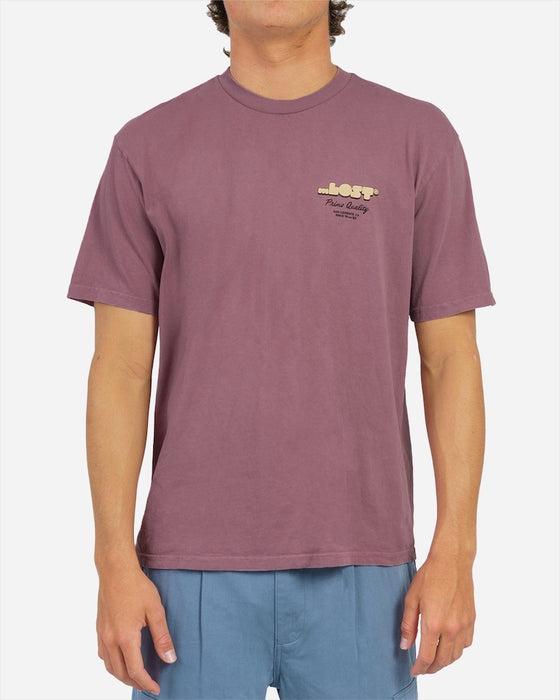 Lost Primo Boxy Tee-Mauve