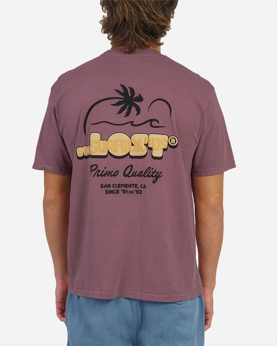 Lost Primo Boxy Tee-Mauve