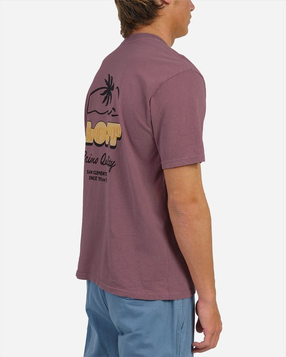 Lost Primo Boxy Tee-Mauve