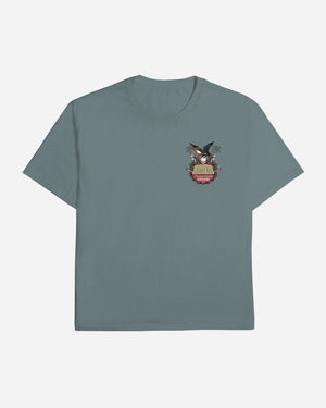 Lost  Clubhouse Boxy Tee-Stormy Blue