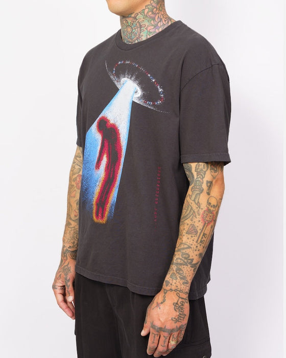 Lost Abduction Boxy Tee-Vintage Black