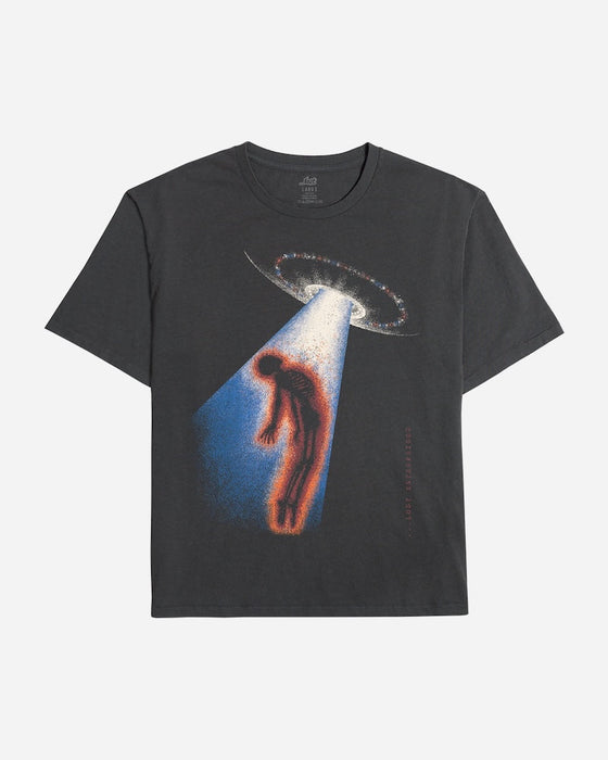 Lost Abduction Boxy Tee-Vintage Black