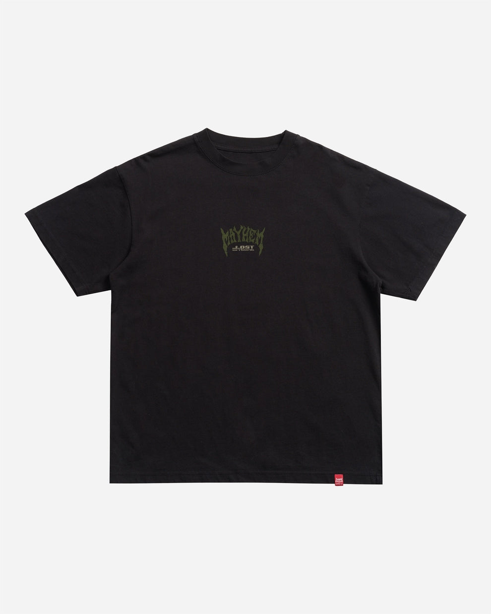Lost Mayhem Spikes Logo Tee-Black