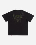 Lost Mayhem Spikes Logo Tee-Black