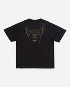 Lost Mayhem Spikes Logo Tee-Black