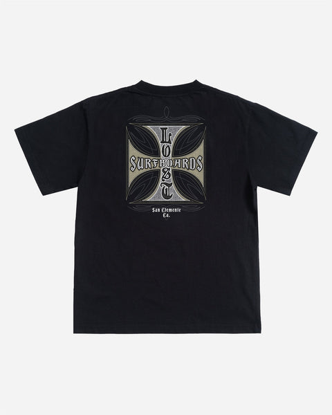 Lost Crossed Boxy Tee-Black – REAL Watersports