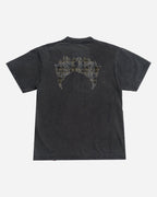Lost Mayhem Flannel Boxy Tee-Vintage Black