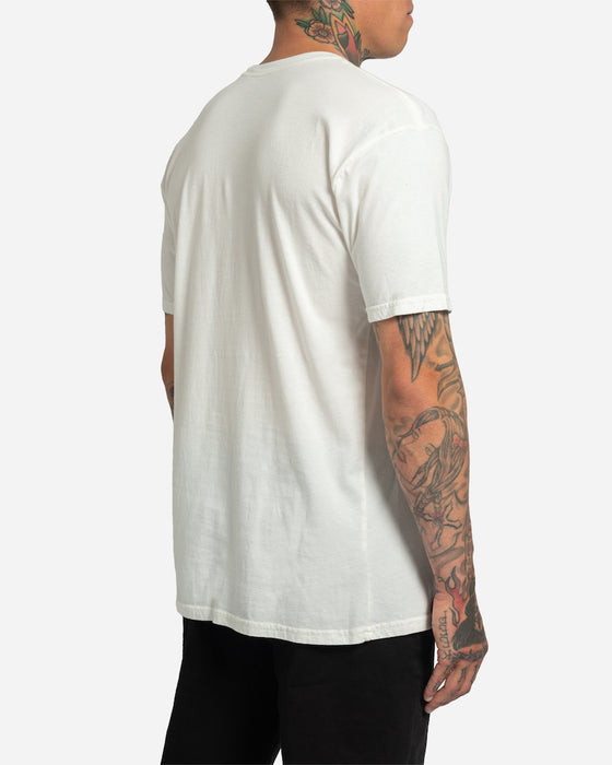 Lost Mayhem Bolts Vintage Dye Tee-Ivory