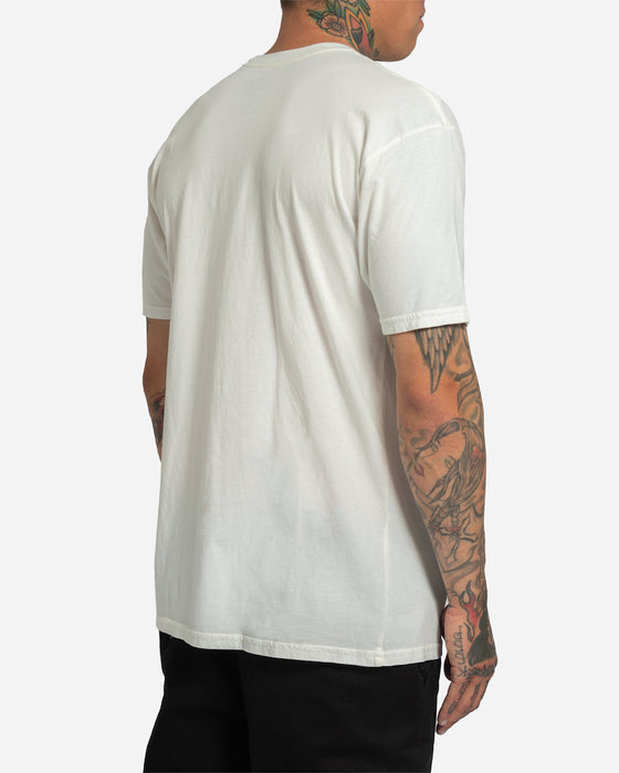 Lost Pedal to the Medal Vintage Dye Tee-Ivory