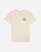 Lost Surf Psychosis Vintage Dye Tee-Vintage White