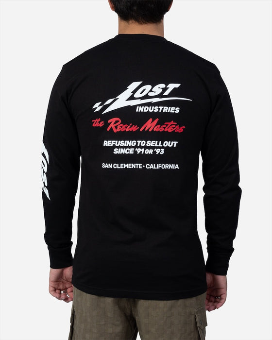 Lost Resin Masters Heavyweight L/S Tee-Black