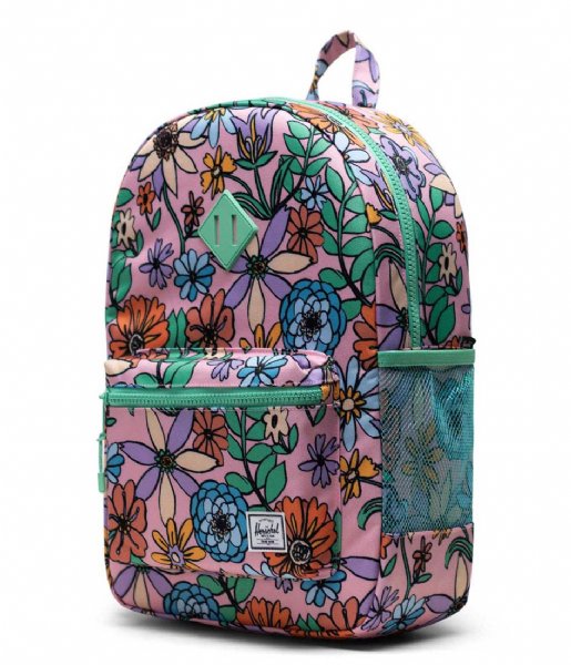 herschel backpack largest Herschel Heritage Youth X-Large Backpack-Flwr Daz Rmnce Rose — REAL Watersports