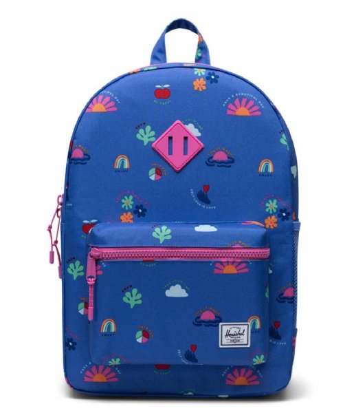 herschel backpack heritag eblue Herschel Heritage Youth X-Large Backpack-Self Love Baja Blue