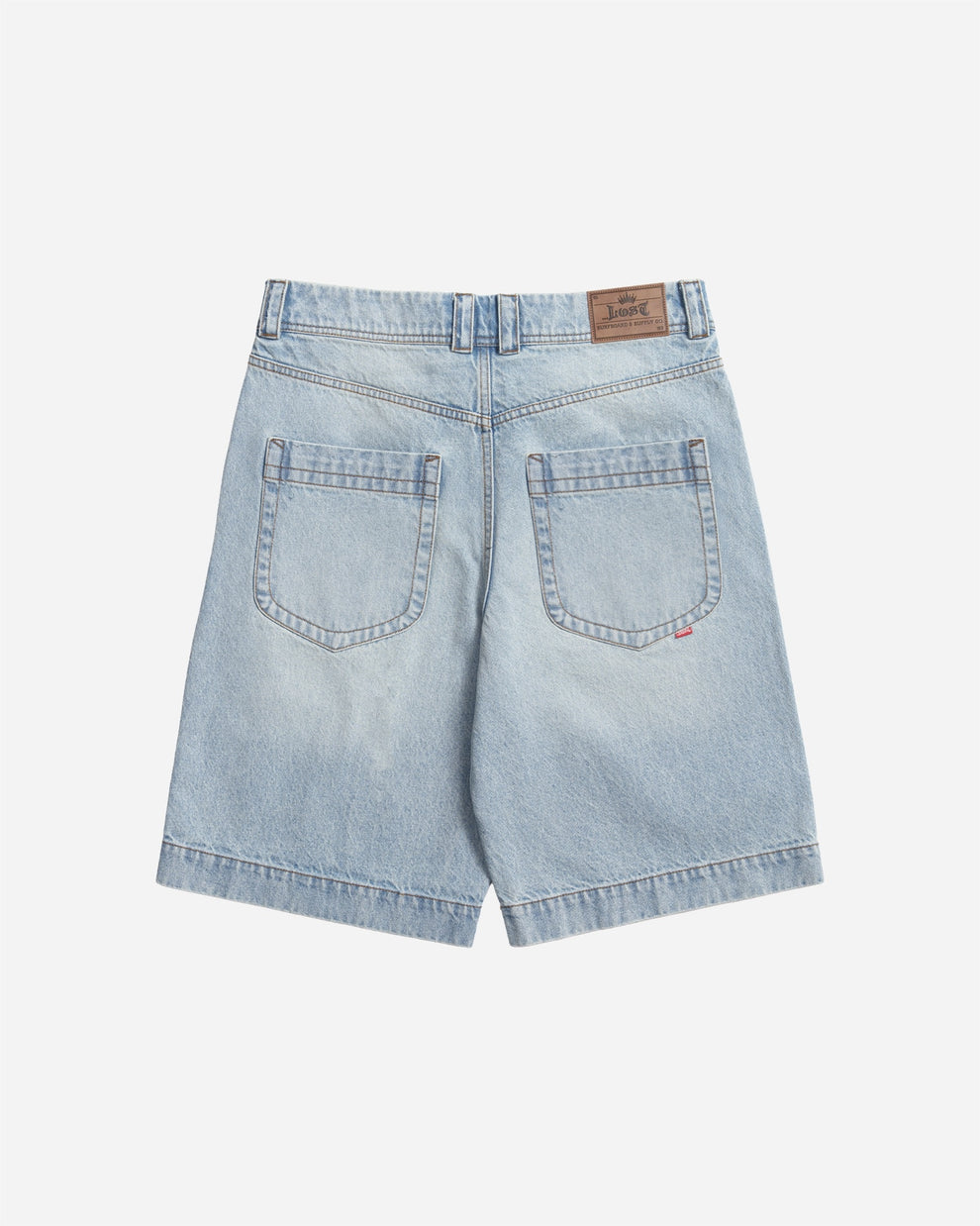 Lost Big Rig Denim Shorts-Vintage Blue