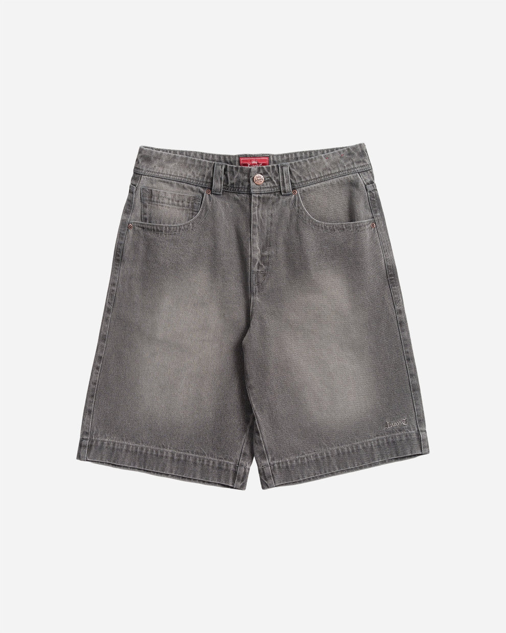 Lost Big Rig Denim Shorts-Vintage Grey