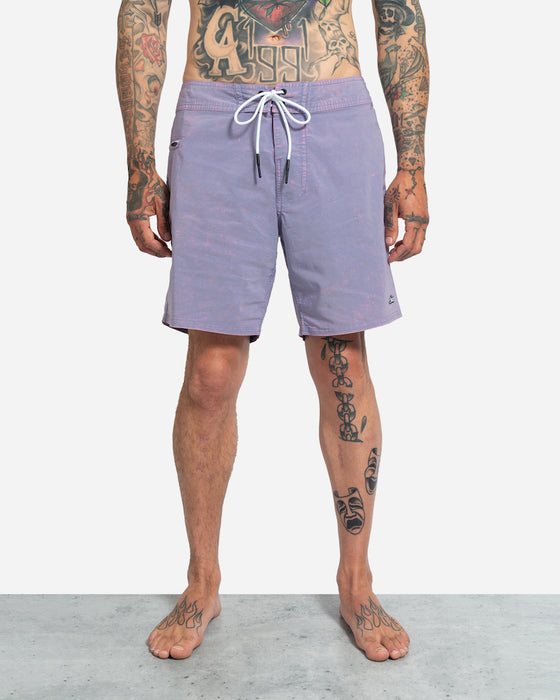 Lost Eight Track Boardshorts-Phantom Purple