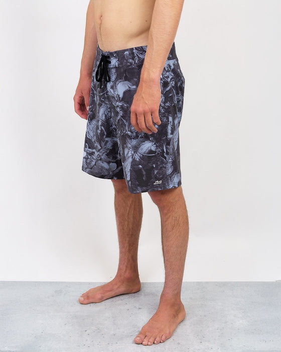 Lost  Heavy Metal History Boardshorts-Black