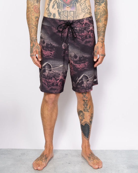Lost Spacer Boardshorts-Black