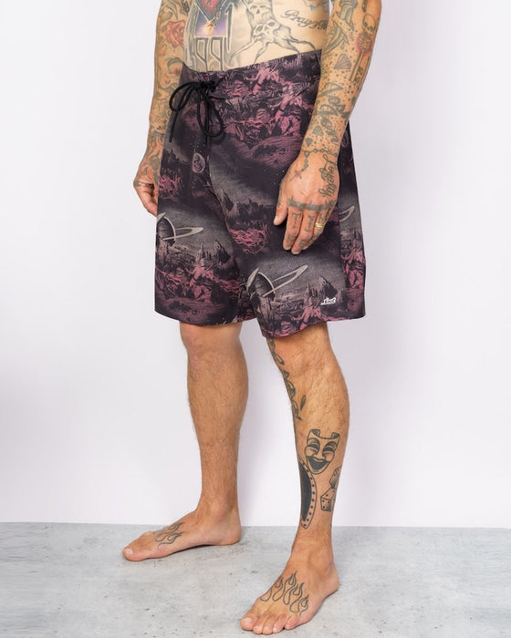 Lost Spacer Boardshorts-Black